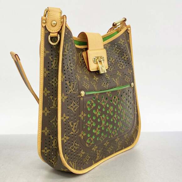 Louis Vuitton Monogram Perforated Musette Shoulder Bag M95173 Brown Vert Women's - Picture 2 of 10
